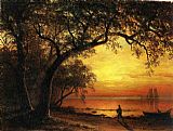 Island, Paintings - Island of New Providence by Albert Bierstadt